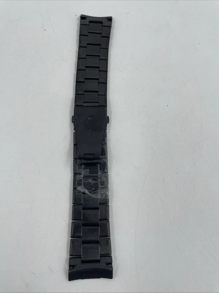 PULSERA RELOJ HOMBRE FÓSIL-Ino inoxidable-Negro-7” L/24mm En Caja (Pulsera 22mm) NUEVO Foto 2 de 4