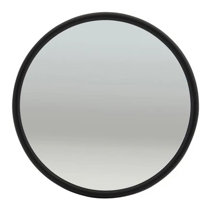 Grote 12182 8" Round Convex Mirrors With Center Mount Ball Stud, Black