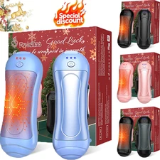 2PCS Electric Hand Warmer Rechargeable Magnetic Hand Warmer For Skiing & Camping