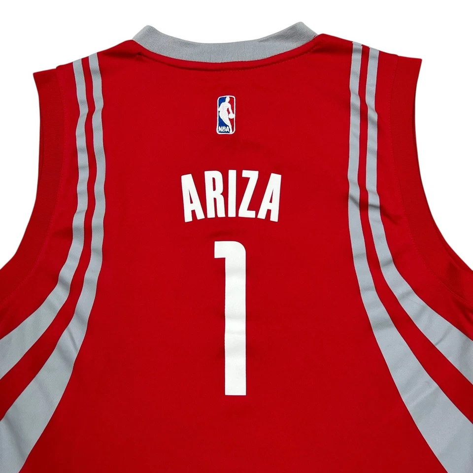 Adidas Houston Rockets Jersey Youth Large Red #1 Ariza NBA Basketball - Image 4 of 4