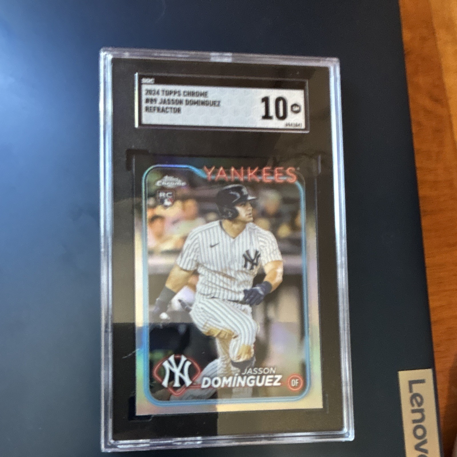 Topps 2024 Chrome Jasson Dominguez #89 RC Refractor PSA 10 Yankees
