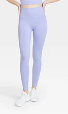 All In Motion Women's Seamless High-Rise Leggings Lilac Purple Size XS