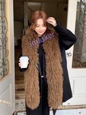 100 Real Mongolia Lamb Fur Scarf /fur Collar/ Fur Neck Wrap/ Women Cape