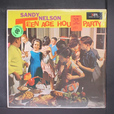 SANDY NELSON: teen age house party IMPERIAL 12'' LP 33 RPM Sealed