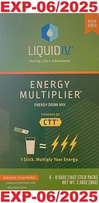 Liquid I.V. Mango Tamarind Energy Plus Drink Mix SEE PICTURE FOR DATE