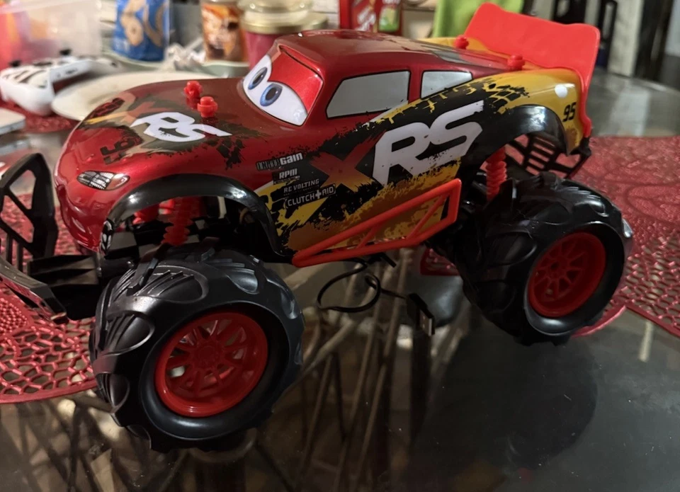 Lightning McQueen RC Car Disney Pixar Cars (CAR ONLY) - Image 2 of 4