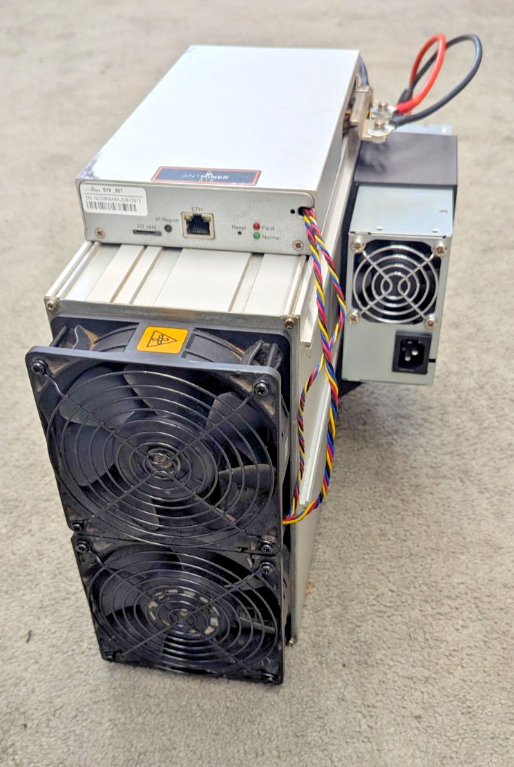 Antminer S19 95TH * Loki Rig * ~ 34TH Plug-and-Play 110v/120v power - LuxOS!