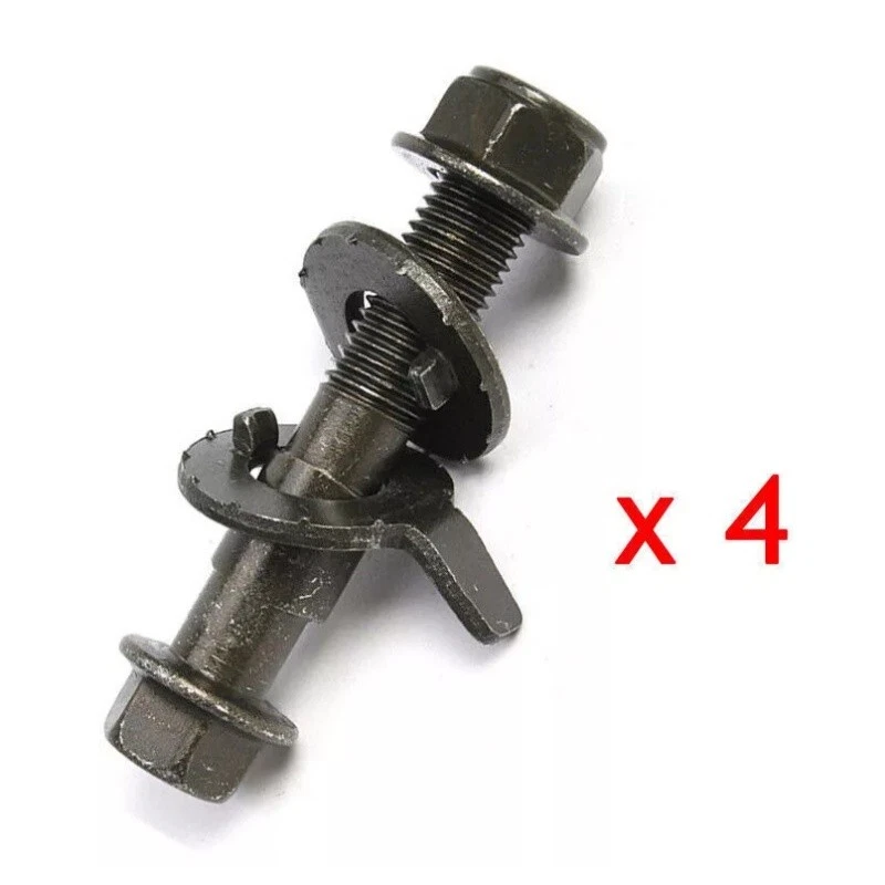4Pcs 14mm/0.55" Auto Car Front/Rear Four Wheel Alignment Adjustable Camber Bolts - Image 3 of 4
