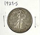 1929-S Walking Liberty Half Dollar :  Very Fine  VF Details