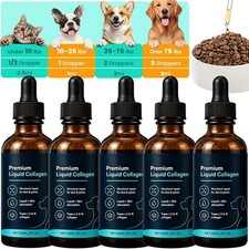 5X Healthy Petz Premium Liquid Collagen For Dogs, Supplement With Collagen, 60ml