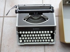 Vintage Imperial Mercury Manual Portable Typewriter, Case, GWO made in Japan