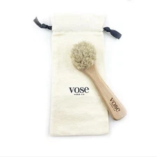 New Face And Neck 100% Horse Hair Dry Brush