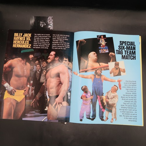 WWF WrestleMania III Program Hulk Hogan vs Andre the Giant Arena Edition 1987 - Picture 15 of 16