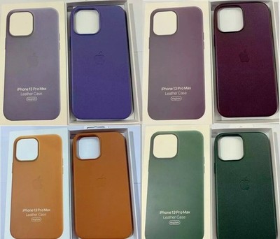 For iPhone 13 Pro Max / 13 Pro / 13 New Original  Leather Phone Case W/ MagSafe
