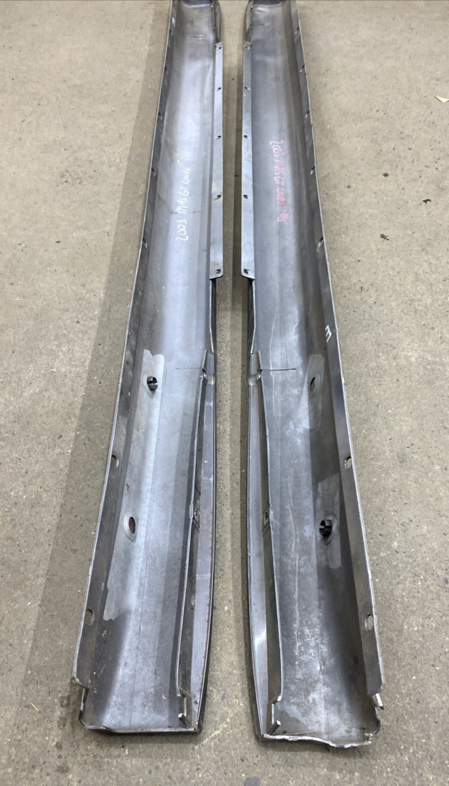 2003 Maserati GT Coupe L&R Rocker Panel Side Skirt 66364200 / 66364100