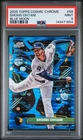 2025 Topps Chrome Cosmic Baseball Shohei Ohtani Blue Moon /99 #56 PSA 9