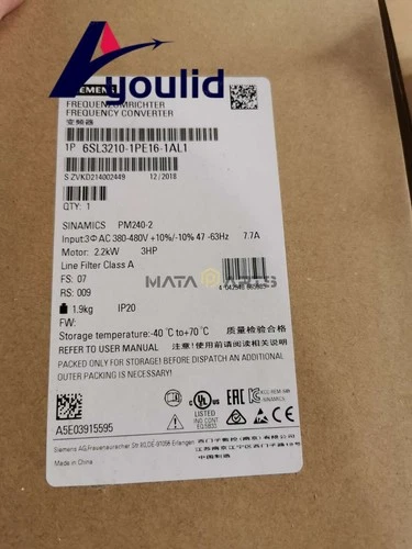 1PC NEW SIEMENS Frequency Converter 6SL3210-1PE16-1AL1 US Free tax