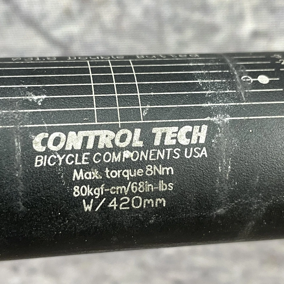 Control Tech Road Bike Drop Handlebar 31.8mm 420mm Double Butted ControlTech - Image 3 of 4