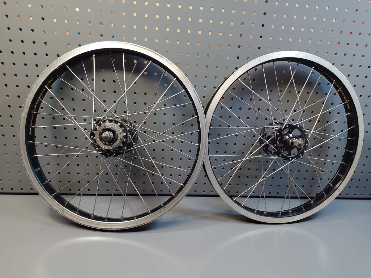 BMX Bike-Old School Black Wheels & Wheelset Vintage Bike Parts for