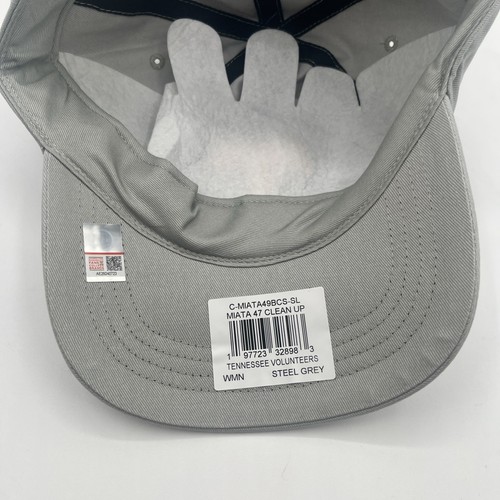 Women's '47 Gray Tennessee Volunteers Miata Clean Up Adjustable Hat - Picture 7 of 11