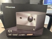 Hisense C1 4K UHD Triple Color RGB Laser Portable Mini Projector Dolby Vision