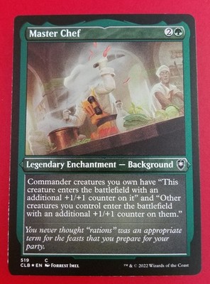1x Master Chef | FOIL-ETCHED | Battle for Baldur's Gate | MTG Magic Cards
