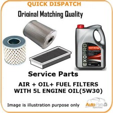 FOR HYUNDAI AIR OIL FUEL FILTERS  AND 5L ENGINE OIL HYUNDAI OEM QUALITY 2417 420