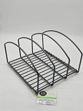 Cutting Board/Bakeware Organizers Divided Rack Kitchen Pantry Storage --F