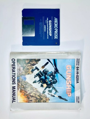 Gunship The Helicopter Simulator 1986 Amiga 500+ Commodore Amiga Game- - Picture 3 of 4