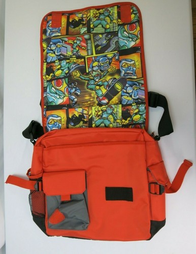 Gap Umhängetasche Messager Buchtasche Orange & Grau Unisex Schultergurt - Bild 8 von 12