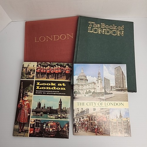 2 HC The Book Of London AA 1980, London Photographs & 2 Brochures Vintage