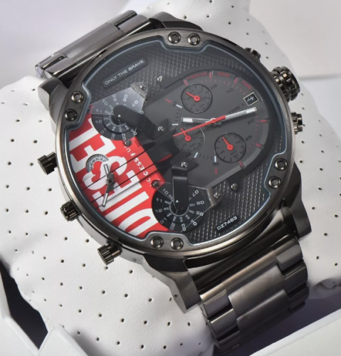 Diesel DZ7463 Uhr für Herren Quarzuhrwerk mit Edelstahlarmband 57mm Armbanduhr - Bild 6 von 9