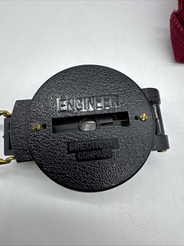 Vintage Kompass Ingenieur Lensatic Kompass Jäger Camper Pfadfinder - Bild 4 von 6