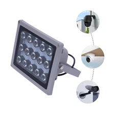 30W 12V IR Infrared Illuminator Lamp Night Vision Security Floodlight For CCTV
