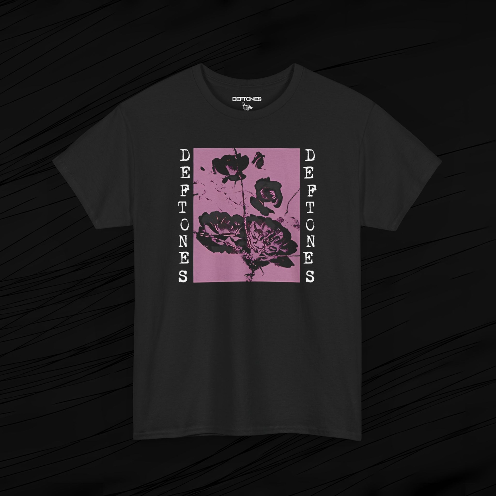 Deftones Rare Logo Flowers T-Shirt - Gift For Metal Fans - Concert Merchandise