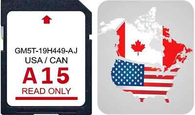  SD Card Navigation For Ford Lincoln A15 SYNC2 2024 USA/Canada GM5T-19H449-AJ
