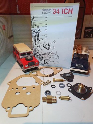 Land Rover Series 2 2a 3 2.25 Weber Carburettor Full Rebuild Kit DA2206 DA2126 - 第 3/6 張圖片