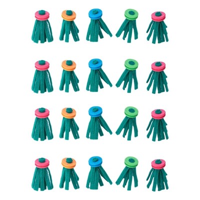20pcs Aquariums Breeder Mop Fish Tanks Spawning Slates Soft Fiber Mop