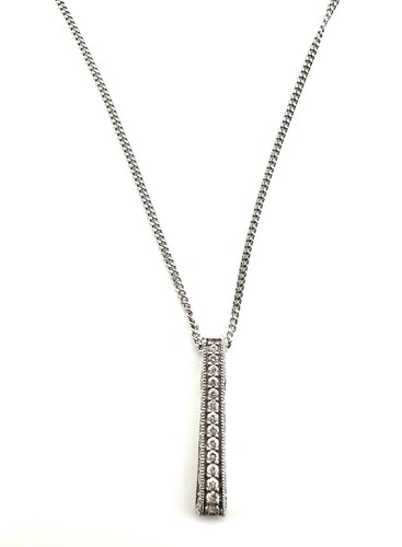 18ct White Gold Diamond Necklace 18K Gold Diamond Pendant + 18K Gold Chain Gift - Picture 6 of 24
