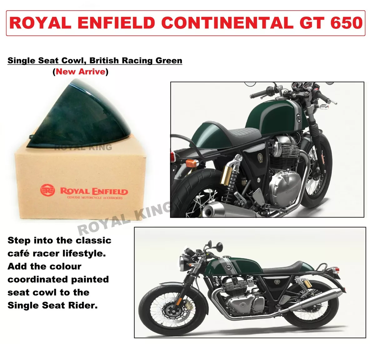 Royal enfield continental gt custom parts 2025