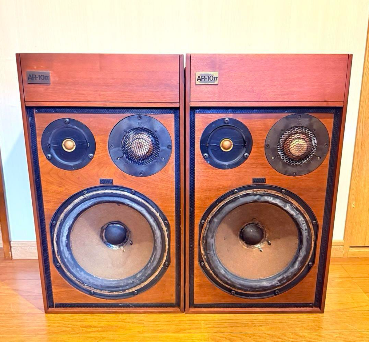 【希少】ACOUSTIC RESEARCH AR-10π 送料無料 ACOUSTIC RESEARCH AR-10π Vintage Speaker Pair Super Rare Free