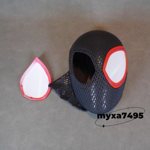 Spider-Man:Into the Spider-Verse Maschera Moda Cosplay Costume Facesshell Prop Nuovo - Foto 10 di 15