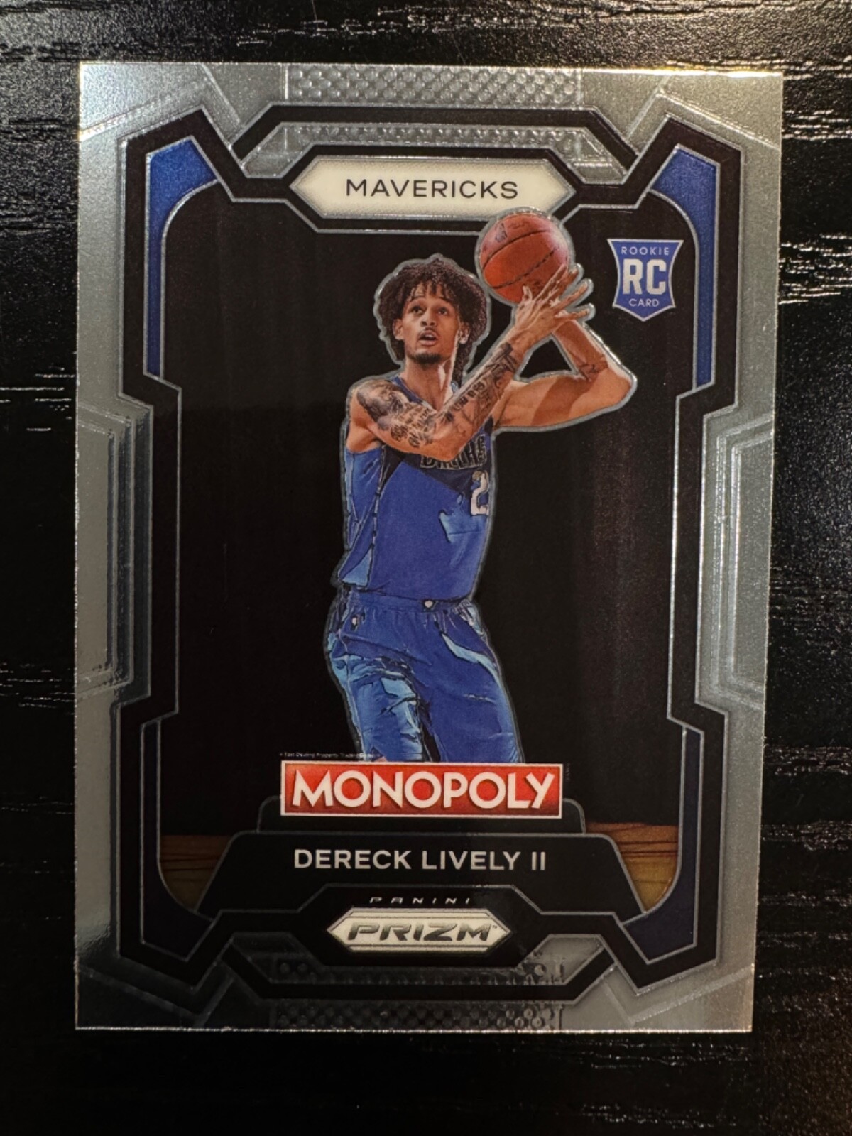 2023-24 Panini Prizm Monopoly #24 - Dereck Lively II - Dallas Mavericks Rookie
