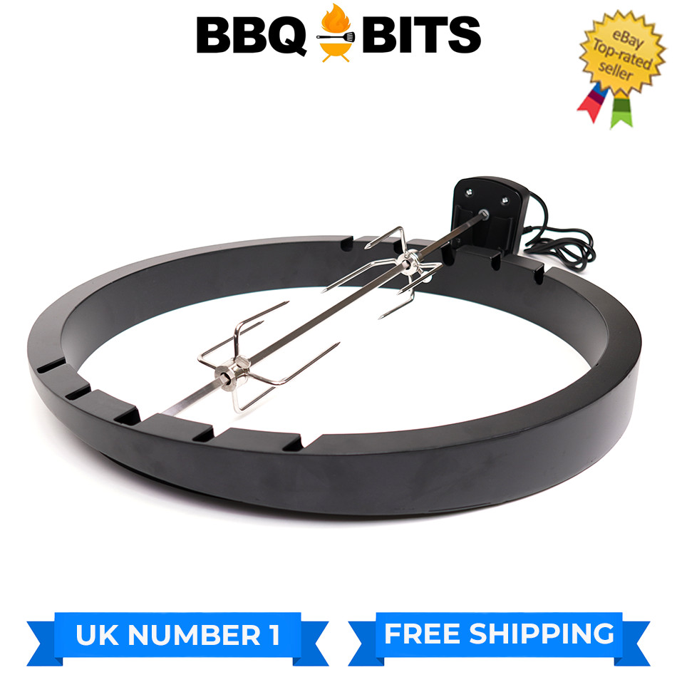 ASADO 24" PARA PARRILLA DE HUEVO DE BARBACOA KAMADO PINCHO DE TOSTADO ELÉCTRICO BARBACOA REINO UNIDO!