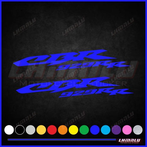 6pcs For HONDA CBR929RR Sticker Motorcycle Fairing Decal Bodywork Vinyl Logo - Foto 9 di 12