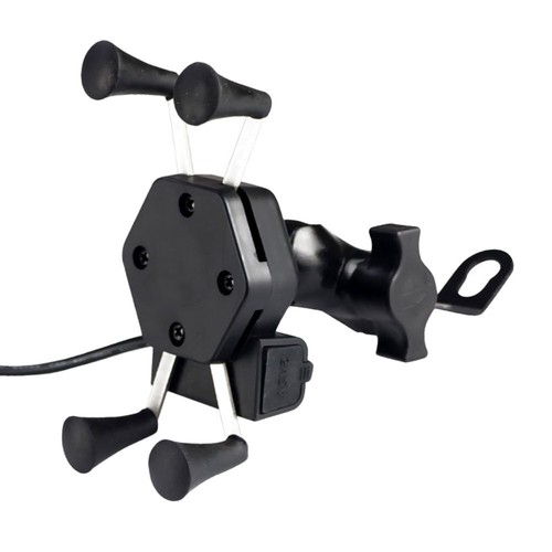 Motorcycle Phone Mount Motorbike Phone Holder Phone Charger