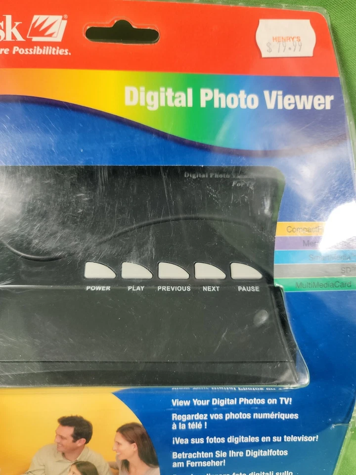Digital Photo Viewer W/ Remote Plug N Play SanDisk SDV1-A SD Memory Cards Smart - Image 3 of 4