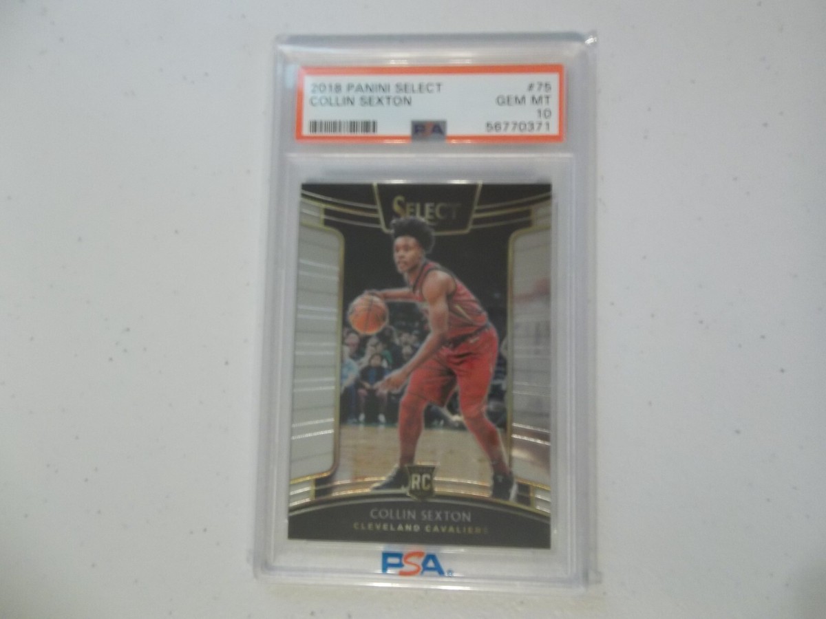 Collin Sexton RC 2018 Panini Select ROOKIE #75 Graded PSA 10 Gem 