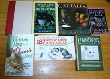 7 CAT LOVER BOOKS LOT SEE PHOTOS CHICKEN SOUP COMPANY TRAIN TALES ENTERTAINMENT