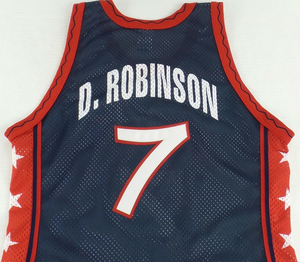 Vintage Champion Dream Team USA David Robinson Basketball Jersey